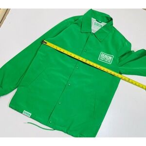 Dixxon Flannel Company Men's Medium Coaches‎ Jacket Green New With Defects